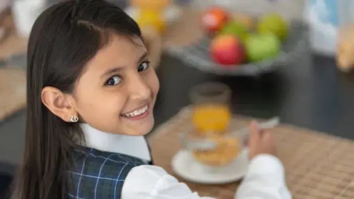 Indian Kids Eating Healthy