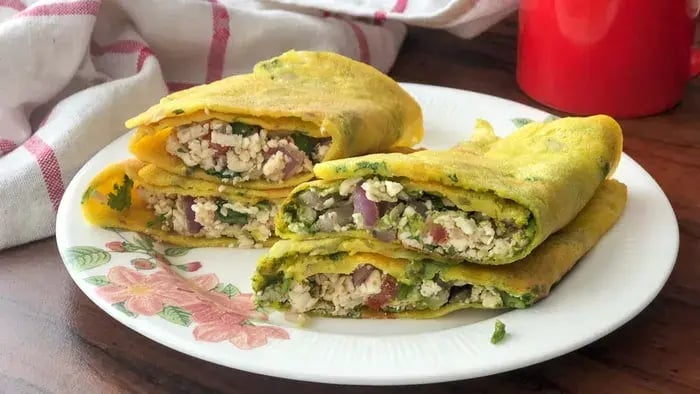 mong dal stuffed cheela