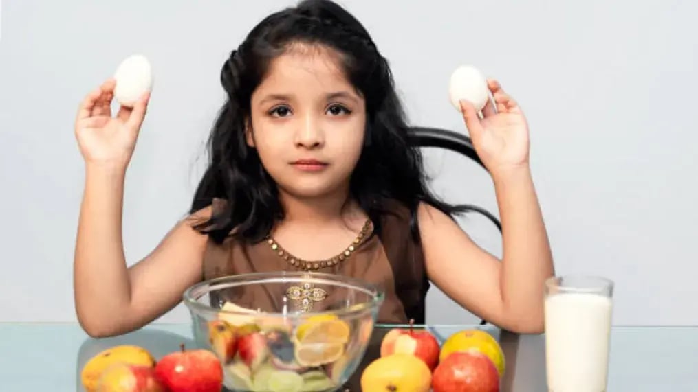 Indian Kids Eating