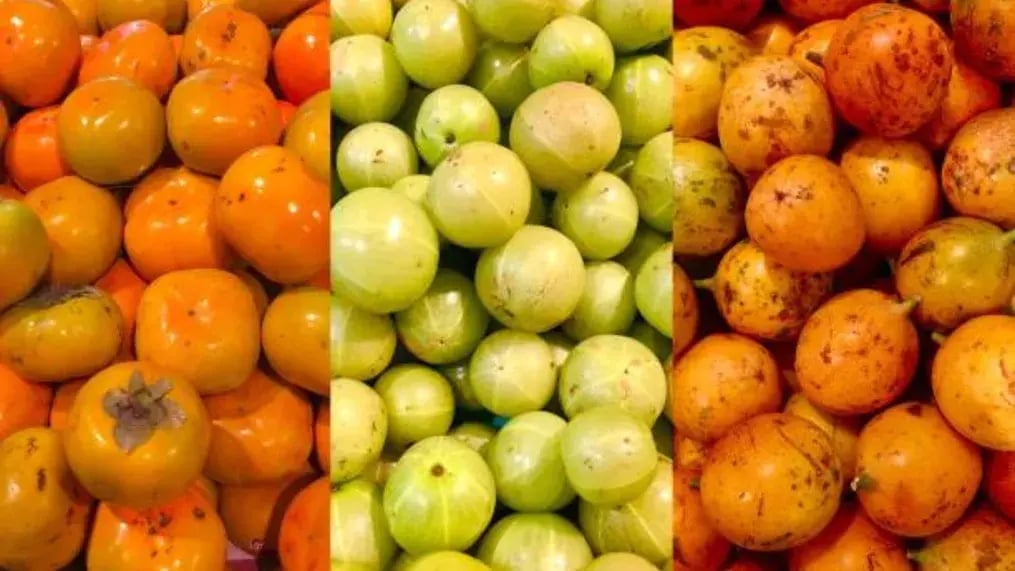 Oranges, Guava, Amla