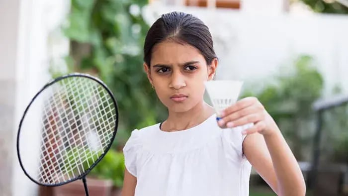 Indian kid playing