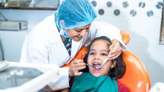 Indian Kids At Dentist