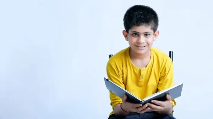 Indian Kids Reading Books
