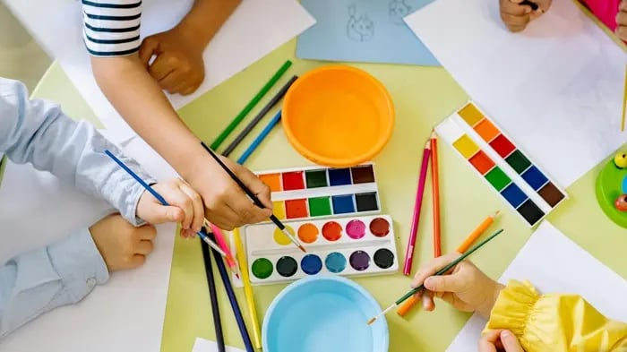 People Painting Collectively