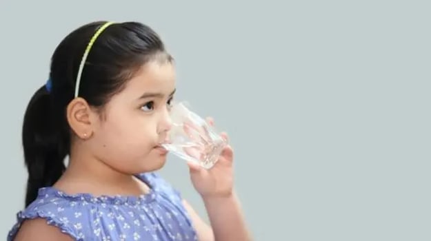 Indian kid doing exercising