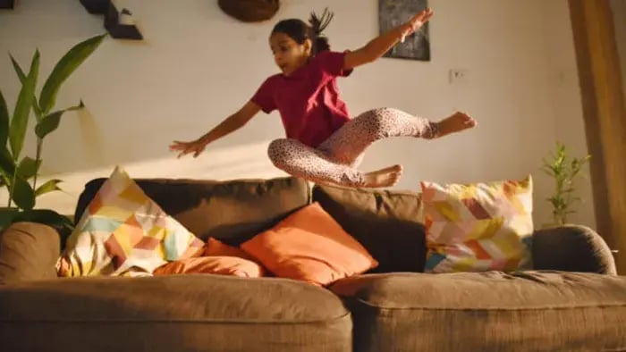 Indian Kid Playing