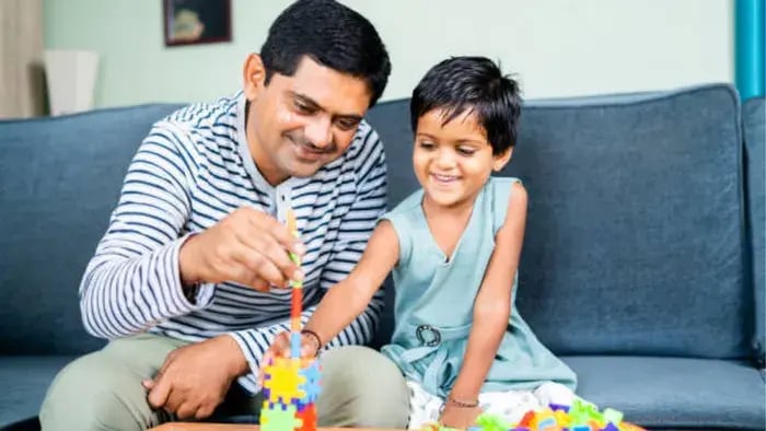 Indian Kid Playing