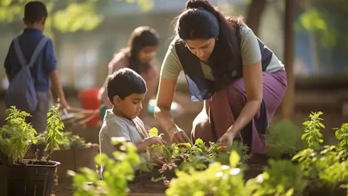 How Gardening Teach Kids Maths