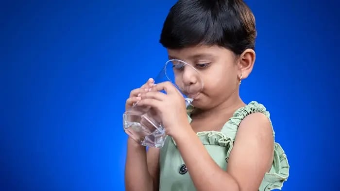 Child Drinking Water