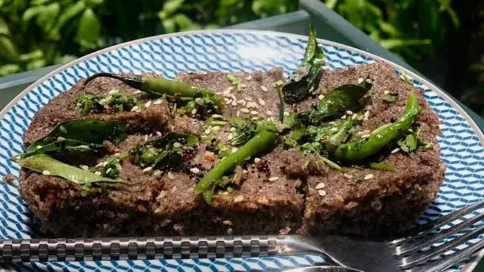 Ragi dhokla