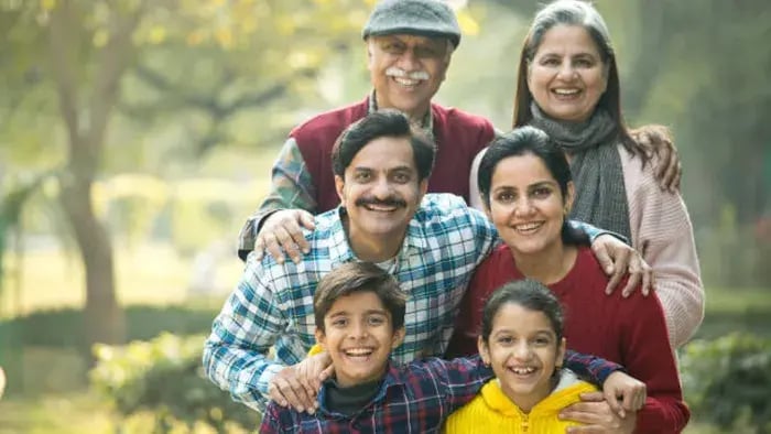 Indian kids and joint family