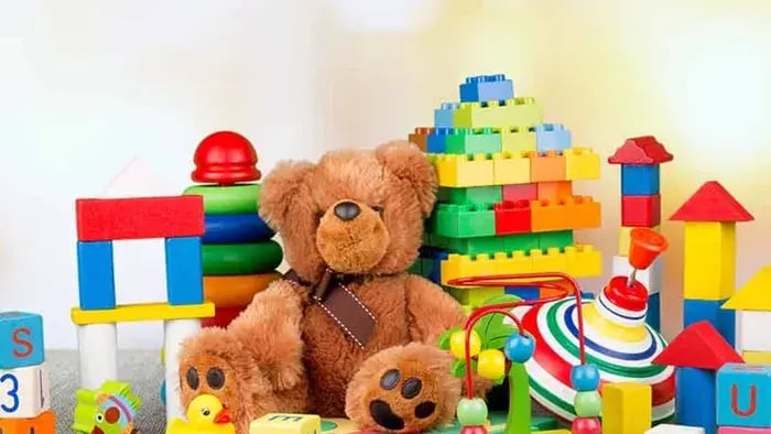 Start by Associating Colors With Toys