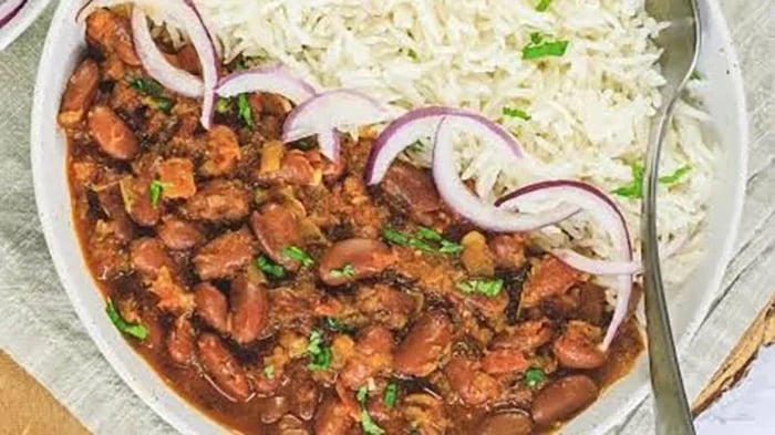 Punjabi rajma chawal