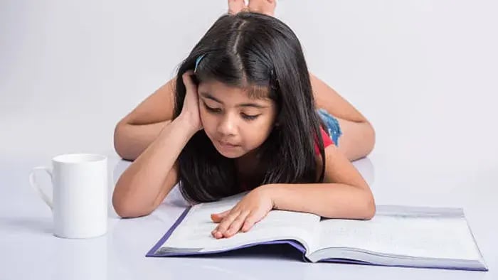 Indian Kids Reading