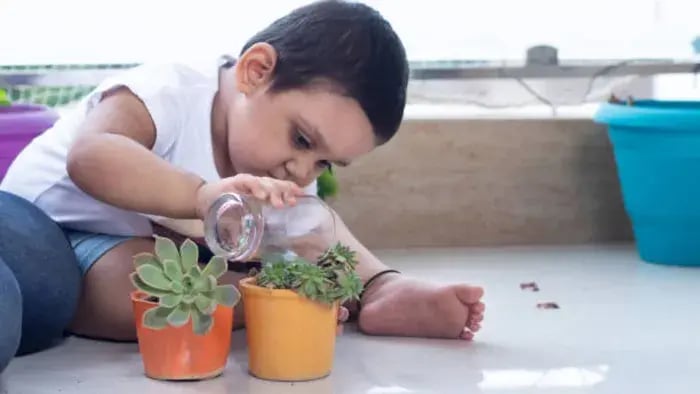 Indian Kid Eating