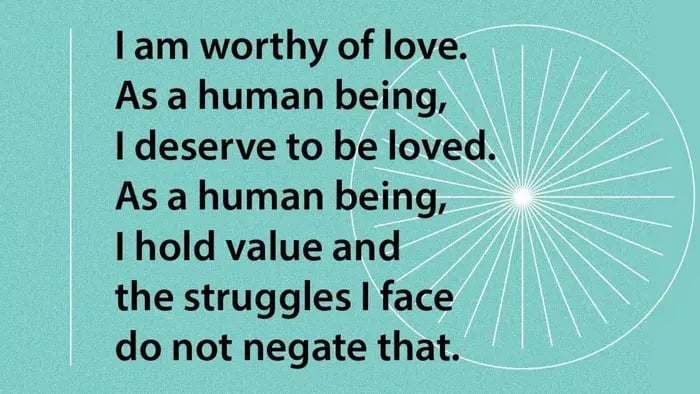 Positive Affirmations That Boost Confidence in School Students - Affirmation about self worth
