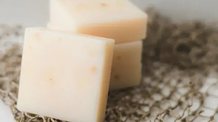 Small Cheese Block On A Counter