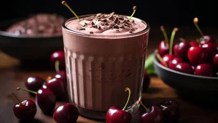 Protein Shakes And Smoothies: Nutritious Options For Kids - Chocolate Cherry Smoothie