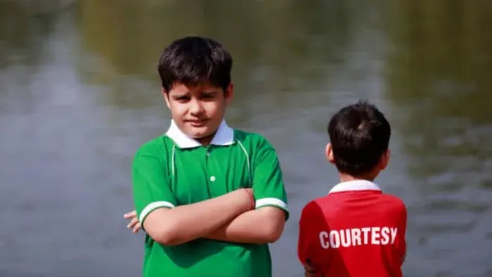 Indian Kid Playing
