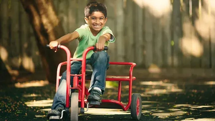 Indian Kid Playing
