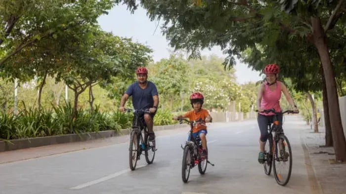Indian Teens Doing Exercise