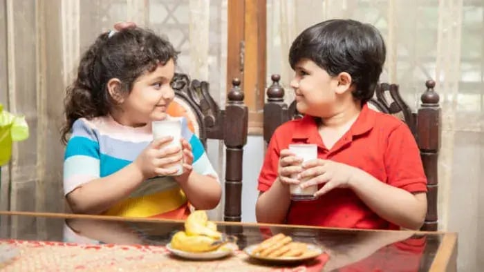 Indian Kid Eating