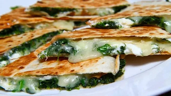 spinach-and-cheese-quesadilla