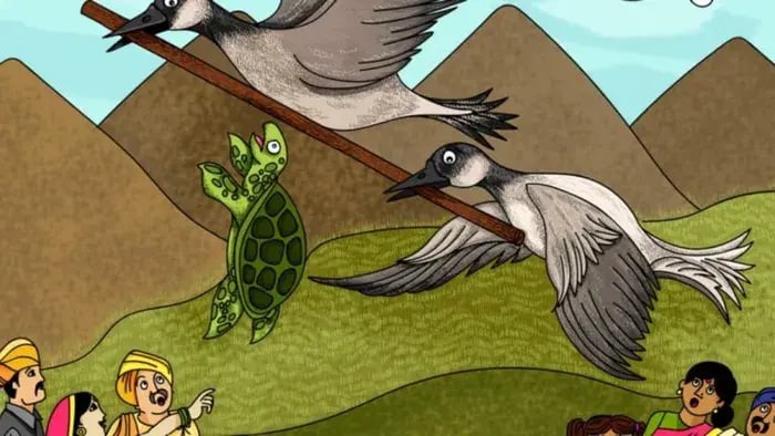 Top 5 Must-Read Stories for Kids: Building Character and Imagination  - Tortoise and Swans