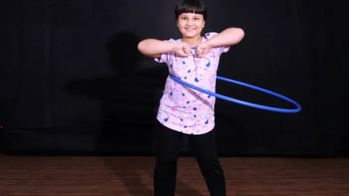 Indian kid eating