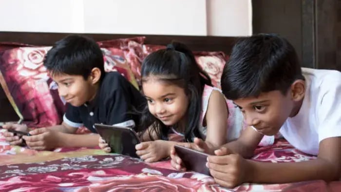 Indian Kid Learning