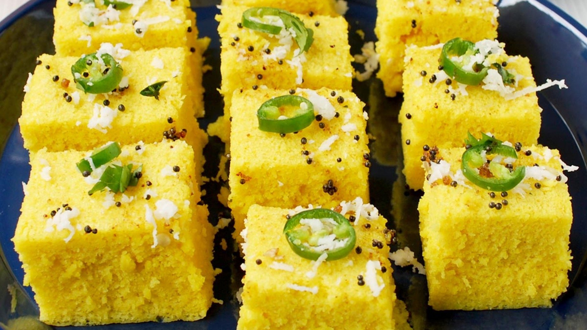 dhokla pieces