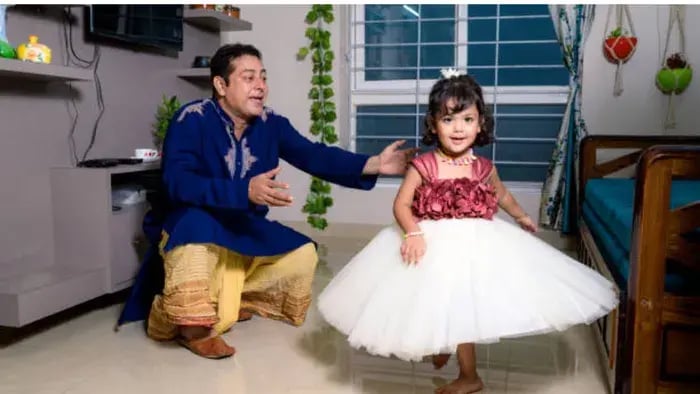 Indian kids dancing