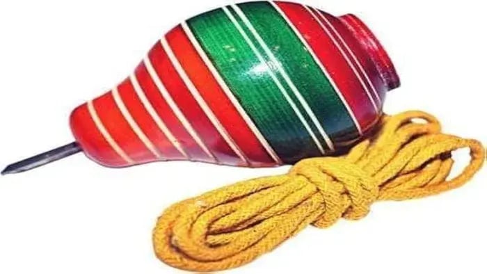 a colorful lattoo with a thread