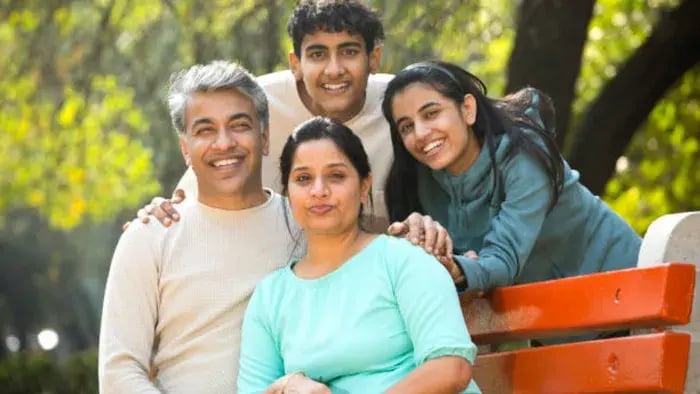 Indian kids and family