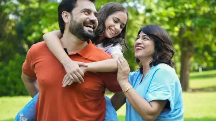 Indian kids and parents