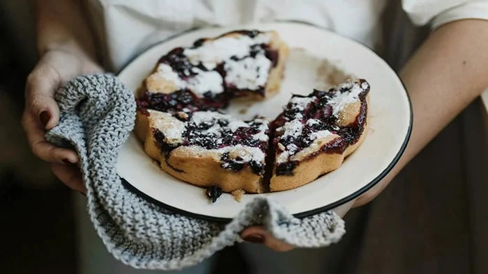 Blueberry pie