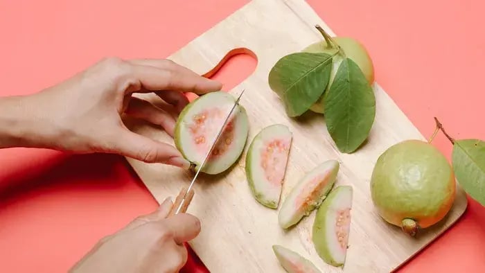 chopped guava