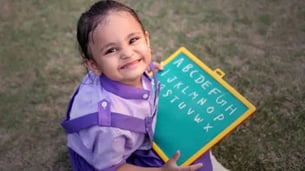 Indian Kid Studying