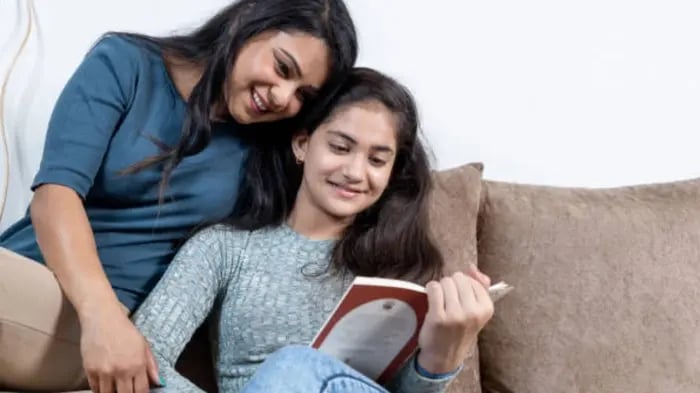Indian Kids Studying