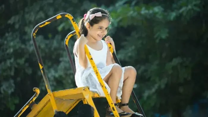 Indian kids playing