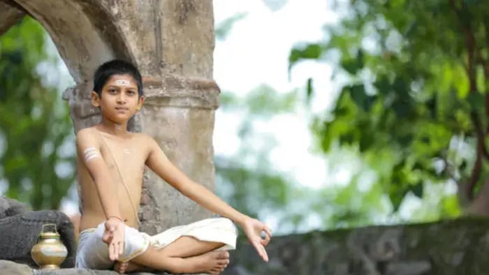 Indian Teens Doing Exercise