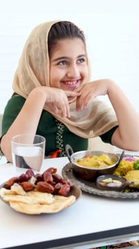 India Kids Eating