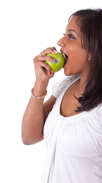 India teens eating healthy